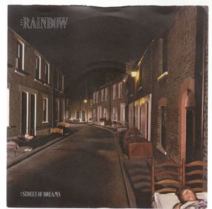RAINBOW , STREET OF DREAMS / ANYBODY THERE - looks unplayed