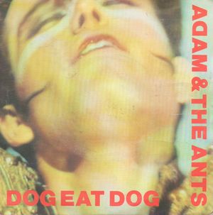 ADAM AND THE ANTS, DOG EAT DOG / PHYSICAL (paper label)