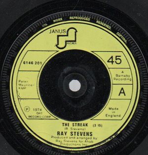 RAY STEVENS, THE STREAK / YOU'VE GOT THE MUSIC INSIDE 