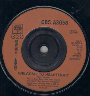 KENNY LOGGINS   , WELCOME TO HEARTLIGHT / THE MORE WE TRY 