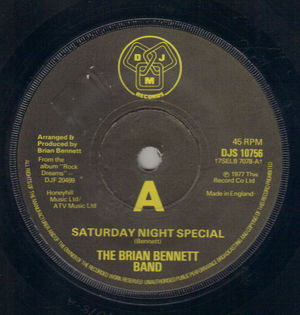 BRIAN BENNETT BAND, SATURDAY NIGHT SPECIAL / FAREWELL TO A FRIEND 