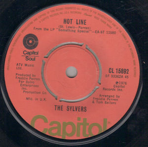 SYLVERS   , HOT LINE / THATS WHAT LOVE IS MADE OF 