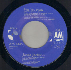 JANET JACKSON , MISS YOU MUCH / YOU NEED ME 