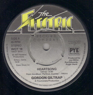 GORDON GILTRAP , HEARTSONG / THE DESERTER (looks unplayed) 