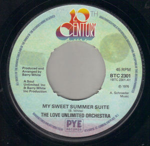 LOVE UNLIMITED ORCHESTRA, MY SWEET SUMMER SUITE / JUST LIVING IT UP