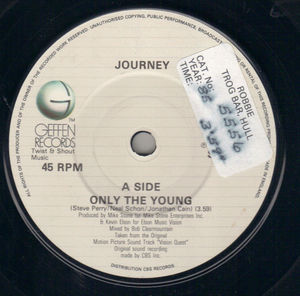 JOURNEY / SAMMY HAGAR, ONLY THE YOUNG / I'LL FALL IN LOVE AGAIN 