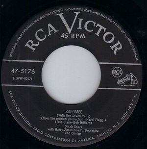 DINAH  SHORE , SALOMEE / LET ME KNOW 