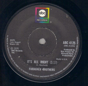 FARAGHER BROTHERS, IT'S ALL RIGHT / GIVE IT UP 