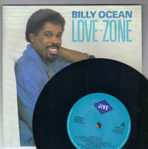 BILLY OCEAN , LOVE ZONE / INSTRUMENTAL (looks unplayed)