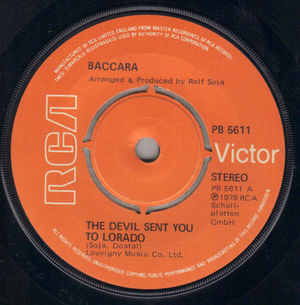 BACCARA, THE DEVIL SENT YOU TO LARADO / SOMEWHERE IN PARADISE 