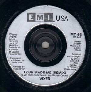 VIXEN , LOVE MADE ME (REMIX) / GIVE IT AWAY 