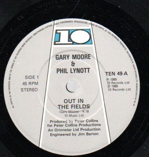 GARY MOORE & PHIL LYNOTT, OUT IN THE FIELDS / MILITARY MAN