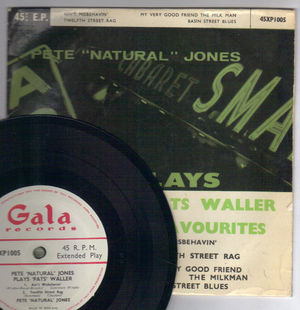 PETE NATURAL JONES, FATS WALLER FAVOURITES - EP