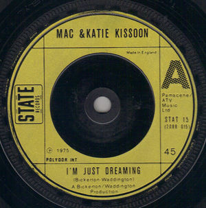MAC & KATIE KISSOON, I'M JUST DREAMING / DREAM OF ME 