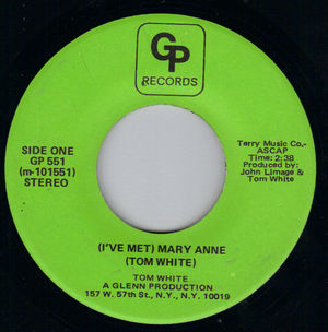TOM WHITE , MARY ANNE / BOOGIE WOOGIE PALACE IN MY HEART