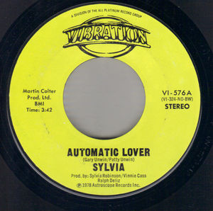 SYLVIA, AUTOMATIC LOVER / STOP BOY