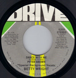 PETER BROWN & BETTY WRIGHT , DANCE WITH ME / FOR YOUR LOVE 