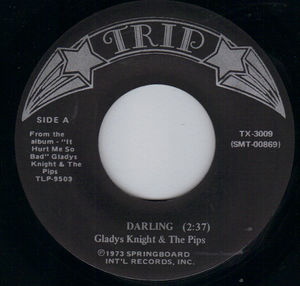 GLADYS KNIGHT & THE PIPS, DARLING / QUEEN OF TEARS