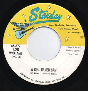 LOIS WILLIAMS, A GIRL NAMED SAM / WE'VE GOT ANOTHER CHANCE 