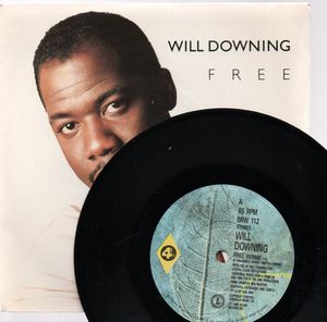 WILL DOWNING, FREE / DANCIN IN THE MOONLIGHT - looks unplayed