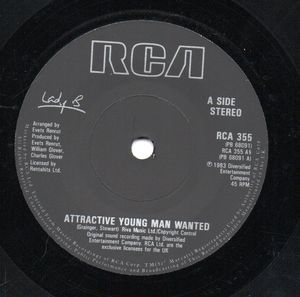 LADY B , ATTRACTIVE YOUNG MAN WANTED / INSTRUMENTAL