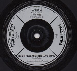MAGGIE RYDER, DON'T PLAY ANOTHER LOVE SONG - PROMO 