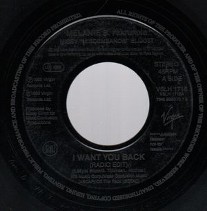MELANIE B , I Want You Back (Radio Edit) / I Want You Back (Soundtrack Version)