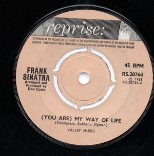 FRANK SINATRA , YOU ARE MY WAY OF LIFE / CYCLES 