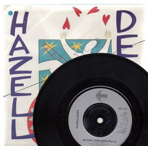 HAZELL DEAN , NO FOOL (FOR LOVE) / PART 2 - POSTER SLEEVE 