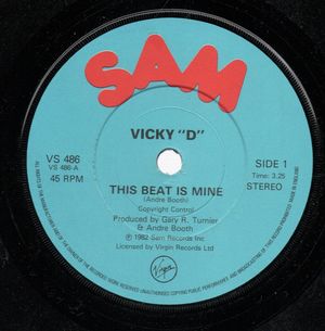VICKY D, THE BEAT IS MINE / INSTRUMENTAL 