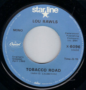 LOU RAWLS , TOBACCO ROAD / BLUES FOR A FOUR STRING GUITAR