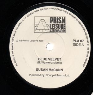 SUSAN McCANN, BLUE VELVET / TWO BROKEN HEARTS