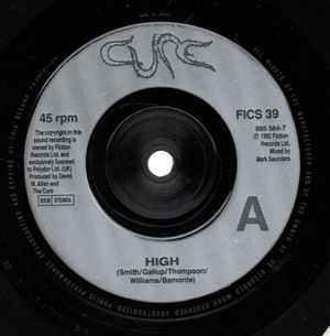 CURE, HIGH / THIS TWILIGHT GARDEN - silver label