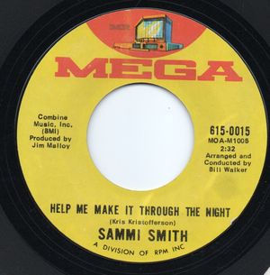 SAMMI SMITH   , HELP ME MAKE IT THROUGH THE NIGHT / WHEN MICHAEL CALLS