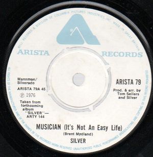 SILVER  , MUSICIAN / RIGHT ON TIME 