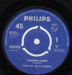 FRANCIS BAY AND HIS ORCHESTRA, CHRISTOPHER COLUMBUS / JERSEY BOUNCE