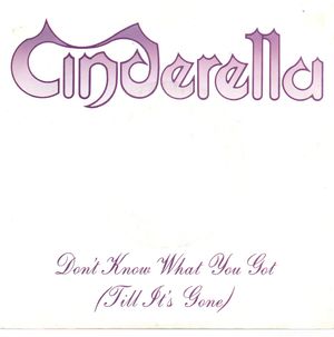 CINDERELLA, DON'T KNOW WHAT YOU GOT (TILL IT'S GONE) / FIRE AND ICE