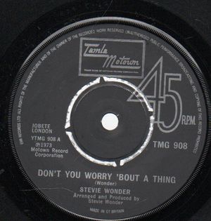 STEVIE  WONDER, DON'T YOU WORRY 'BOUT A THING / DO YOURSELF A FAVOUR