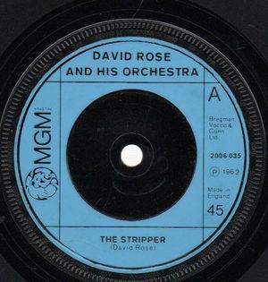 DAVID ROSE AND HIS ORCHESTRA, THE STRIPPER / NIGHT TRAIN