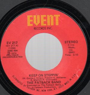 FATBACK BAND , KEEP ON STEPPIN' / BREAKING UP IS HARD TO DO