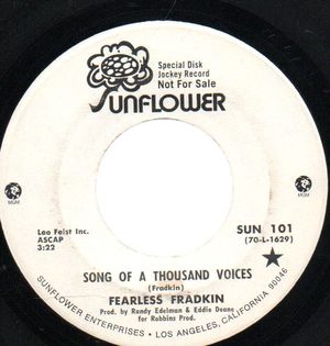 FEARGESS FRADKIN, SONG OF A THOUSAND VOICES / YOU CAN CRY IF YOU WANT TO