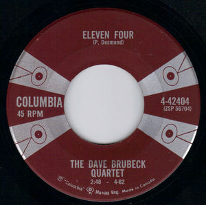 DAVE BRUBECK QUARTET, ELEVEN FOUR / COUNTDOWN