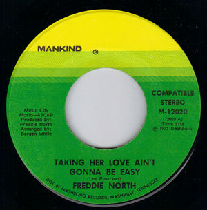 FREDDIE NORTH, TAKING HER LOVE AIN'T GONNA BE EASY / RAINING ON A SUNNY DAY