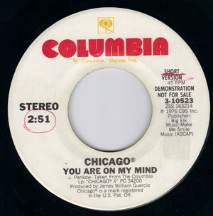 CHICAGO, YOU ARE ON MY MIND / LONG VERSION