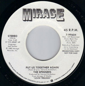 SPINNERS , PUT US TOGETHER AGAIN / PROMO PRESSING
