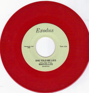MARVELEOS, SHE TOLD ME LIES / I ASK OF YOU- RED VINYL
