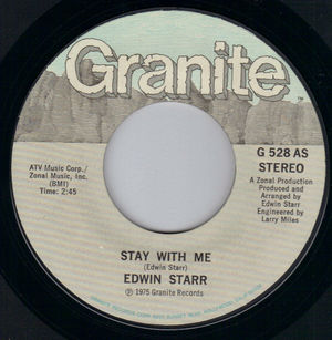 EDWIN STARR, STAY WITH ME / PARTY