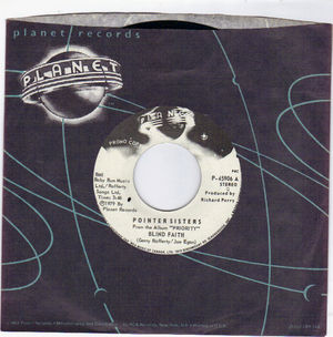 POINTER SISTERS , BLIND FAITH / THE SHAPE I'M IN - PROMO PRESSING 