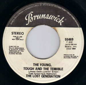 LOST GENERATION, THE YOUNG, TOUGH AND TERRIBLE / MONO-PROMO PRESSING