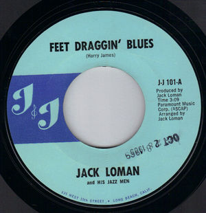JACK LOMAN AND HIS JAZZ MEN, FEET DRAGIN' BLUES / MEMPHIS BLUE